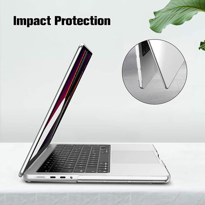 [3 IN 1] Crystal Clear Shell+KB Cover+LCD Film for 2021 MacBook Pro 14" / 16" M1