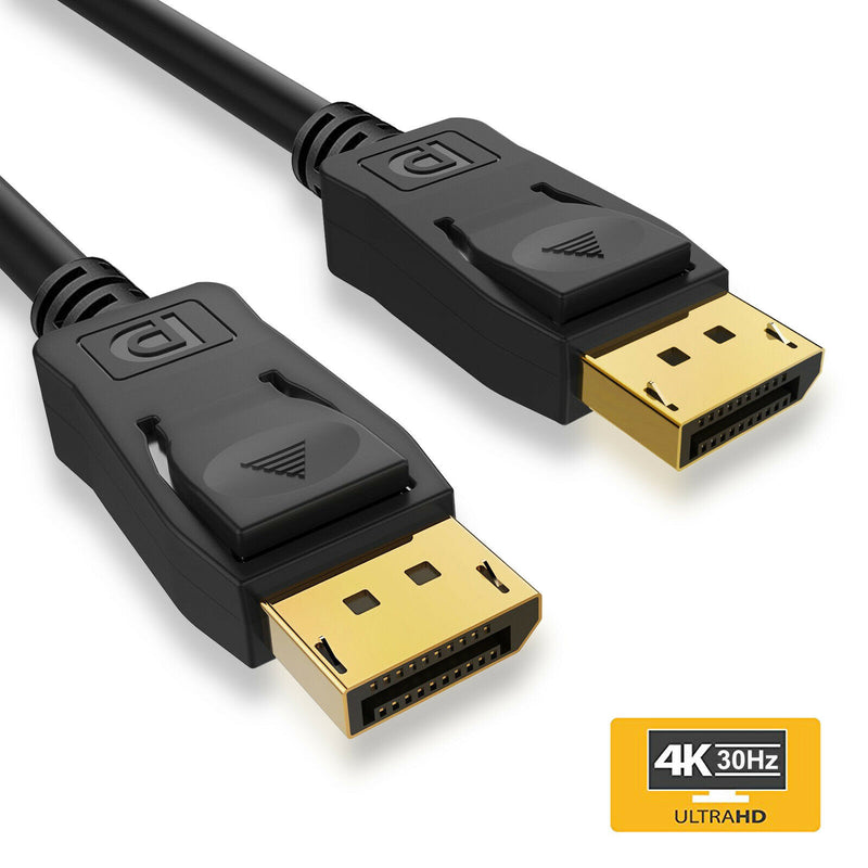 Gold Plated DisplayPort to DisplayPort Cable 6Feet - 4K Resolution Ready 4K@30Hz