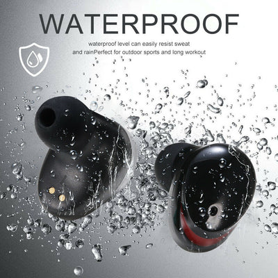 True Wireless Bluetooth 5.0 in-Ear Earbuds (Built-in Mic,Stereo,40Hrs Playtime)