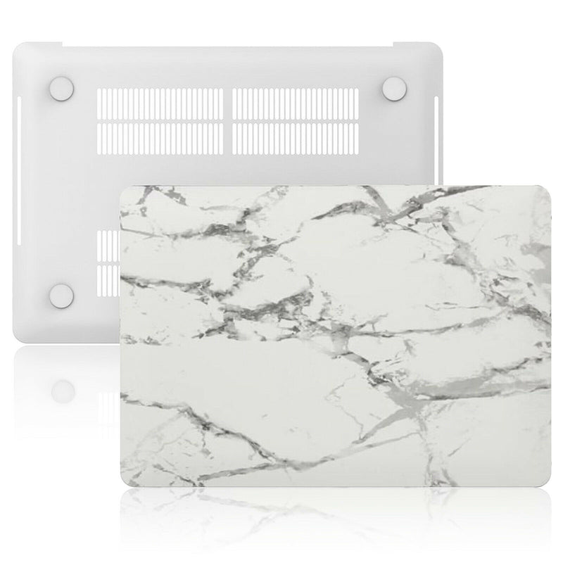 MacBook Pro 13" A2289/A2251/A2159/A1989/A1706 Plastic Hard Shell (White Marble)