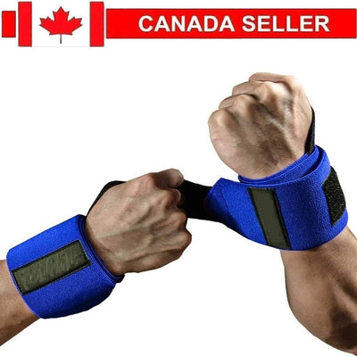 1Pair Power Lifting Wrist Supports Assist Straps Grip Strength Weightlifting Gym