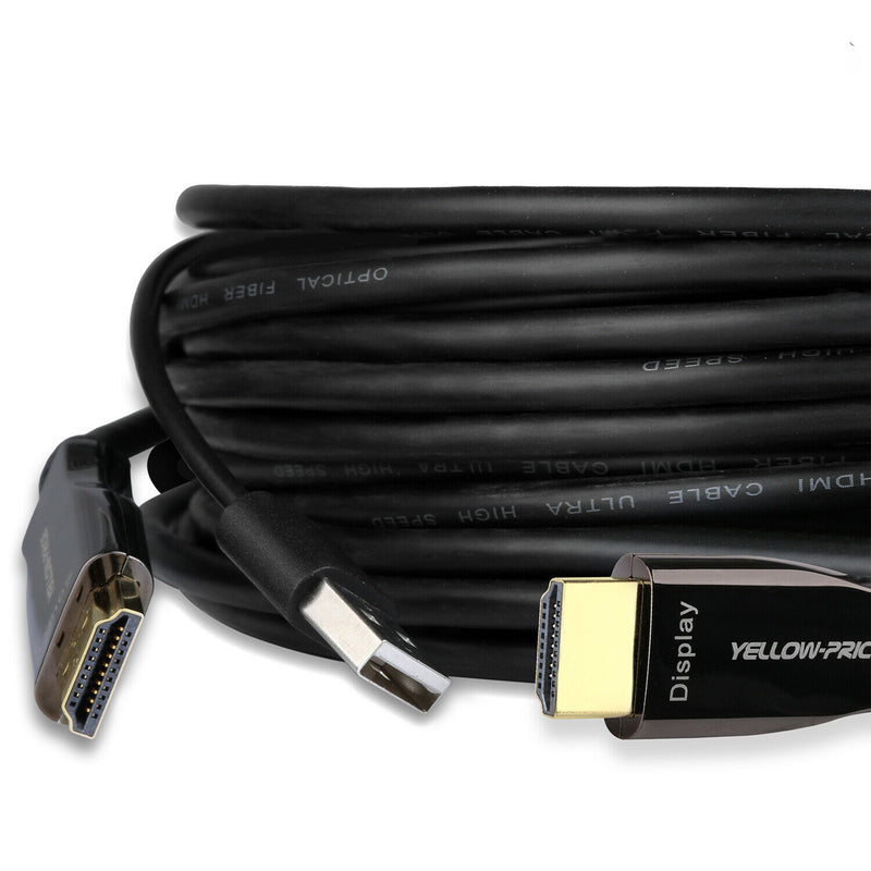 50FT HDMI V2.1 Fiber Optic Cable 8K@120Hz Dynamic HDR / eARC / 3D / Dolby Vision