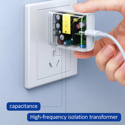 Portable & Safe Super Fast Charging PD 18W Wall Charger for Galaxy Note10+ / S20