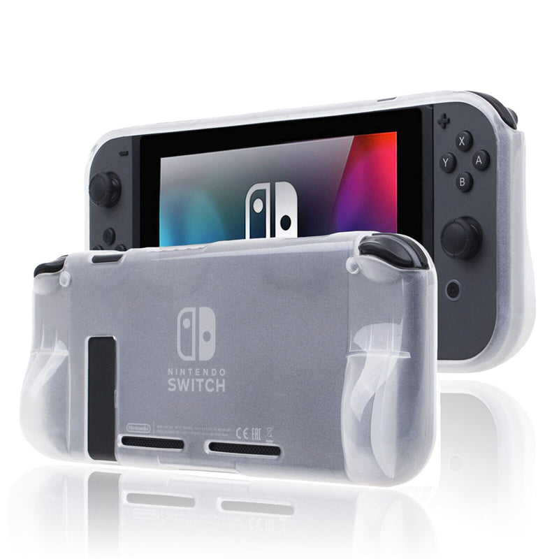 For Nintendo Switch Lite 2019 Soft TPU Case Anti-Scratch Protective Cover+Glass