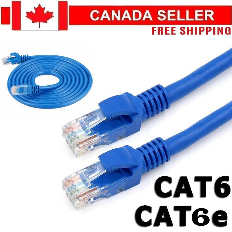 Cat 6e Ethernet Cable LAN Internet Network for Computer Router PC Mac Laptop PS4