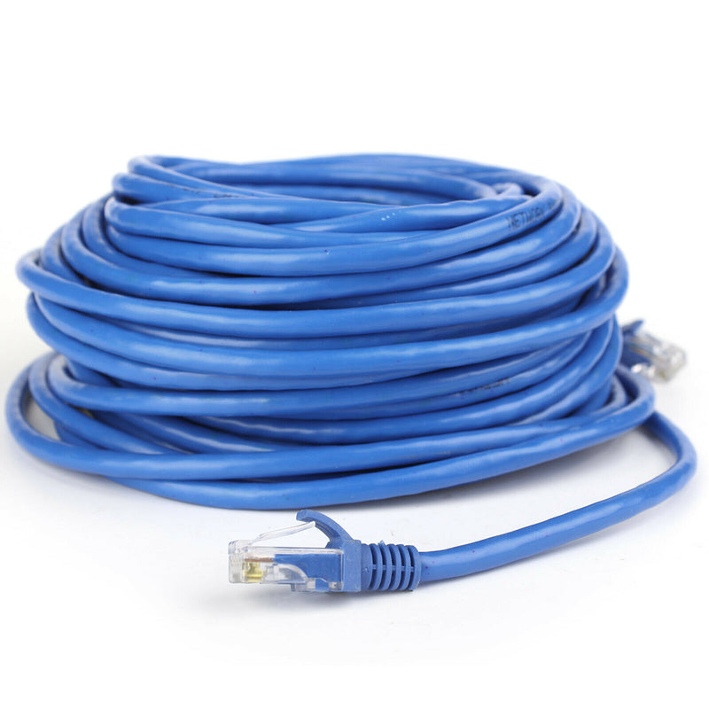 [6-100FT] Cat 6 Ethernet Patch Cable 550 MHz for Xbox,PS4,PS3,Modem,Router-BLUE