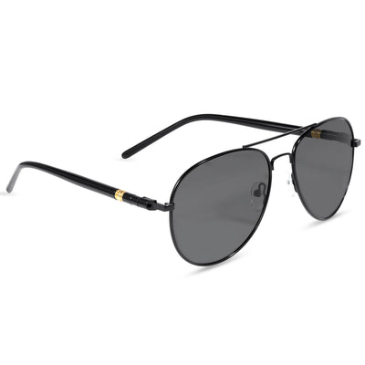 Yellow-Price Classic Polarized Aviator Sunglasses with Natural & HD Clear Vision