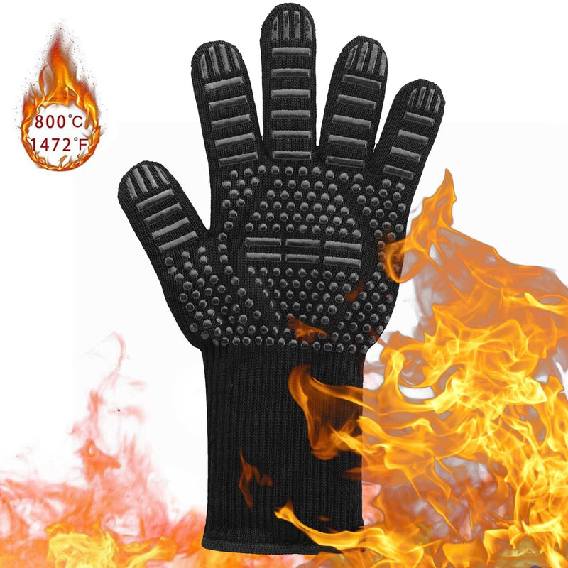 YELLOWPRICE Extreme Heat Resistant Gloves BBQ Grilling Cooking Oven Gloves 1472℉