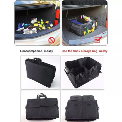 title" content="Collapsible Car Boot Rear Seat Back Storage Organizer Trunk Fordable Travel Bag"