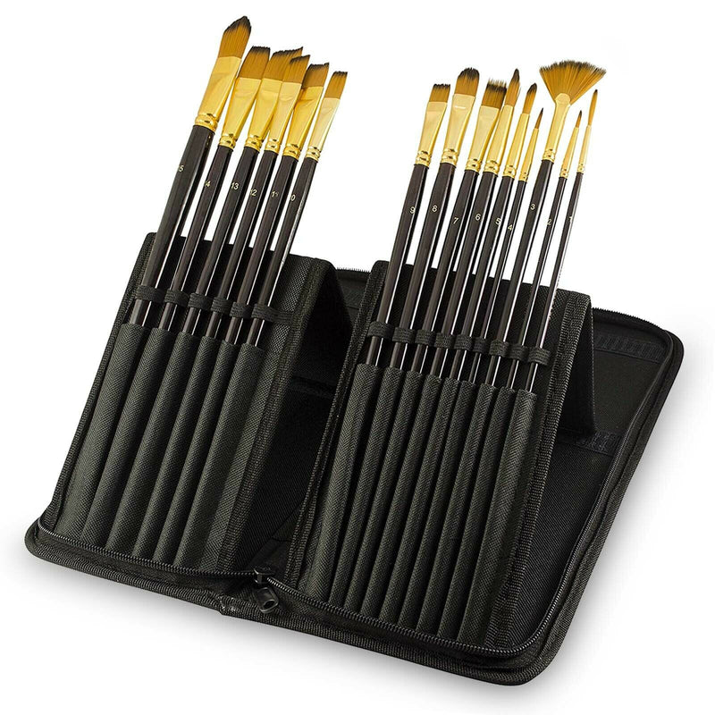 Artist Paint Brushes Set Acrylic Oil Watercolour Painting Craft Art Model Kit