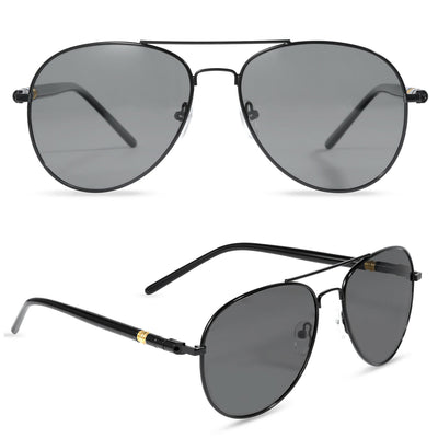 Classic Polarized Ultra Lightweight Aviator Sunglasses - 100% UV Protection CA