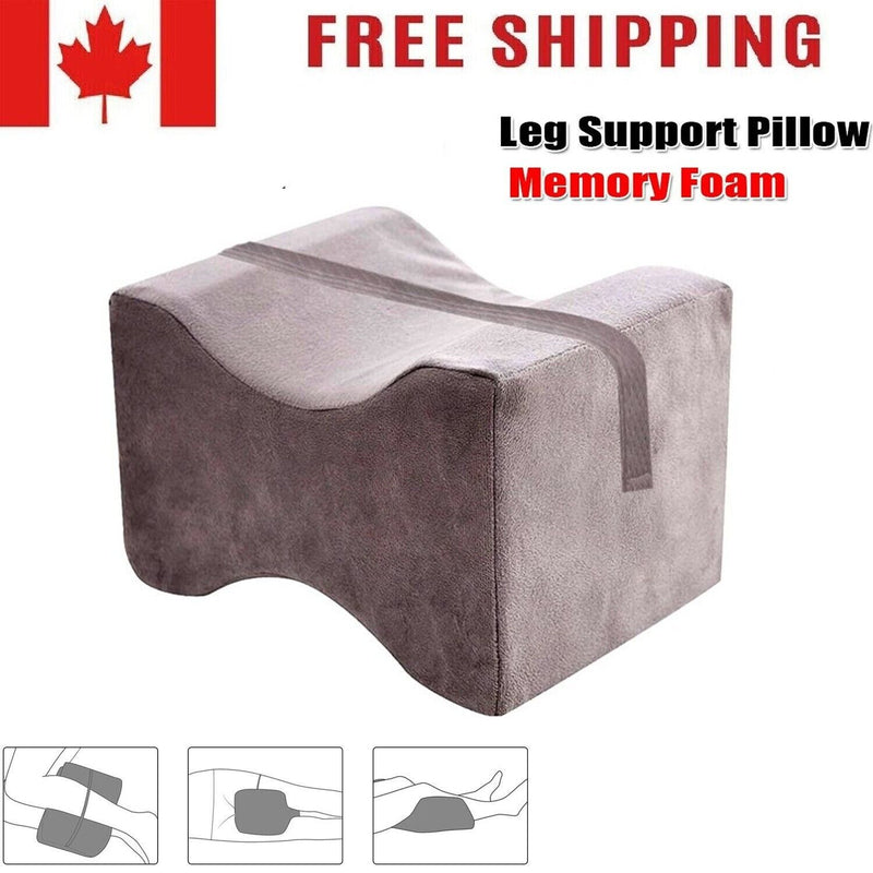 Memory Foam Knee Pillow Orthopedic Leg Pillow Designed for Side Sleepers Cushion