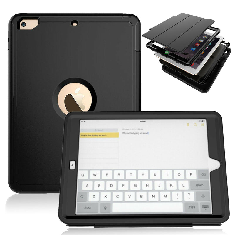 Shockproof Smart Trifold Folio Stand Case for iPad 7th, Air 3rd, Mini 5th 2019