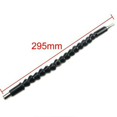 2X Flexible Drill Extension Right Angle Bit Attachment Holder Shaft Screwdriver