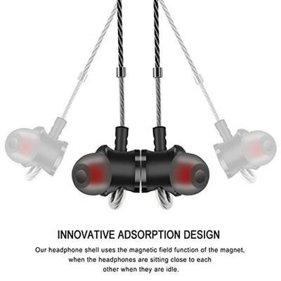 Ergonomic in-Ear Headphone with Magnetic Design & Stereo Sound for Apple Android