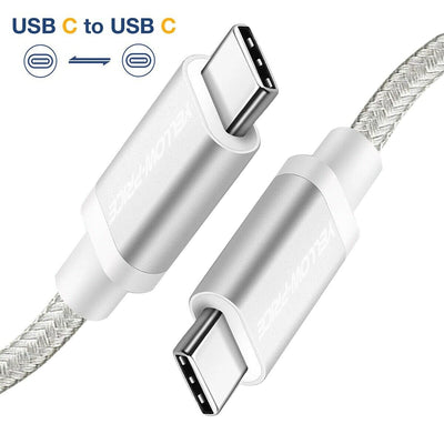 USB C to USB C 60W Charging & Sync Cable for Galaxy S20+, Note10, iPad Pro 2020