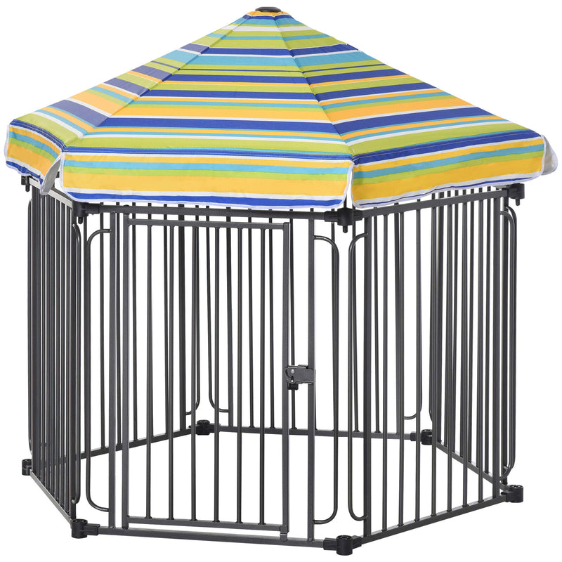 PawHut 48" x 41" Heavy-Duty Outdoor Pet Cage Kennel w/ Weather-Resistant Roof