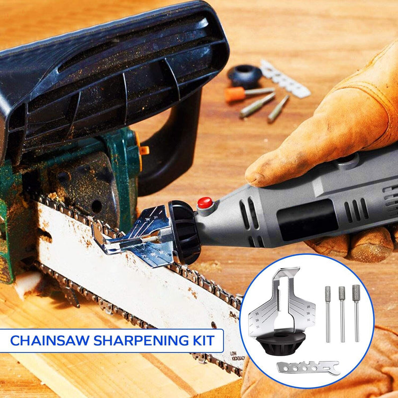 Chainsaw Teeth Sharpener Kit Sharpens Saw Chain Sharpening Tool System Grinding