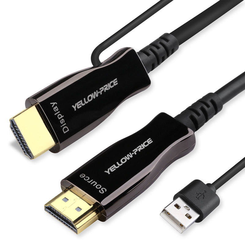 HDMI 2.1 Cable 4K120HZ 30 feet Light Speed with Optic Technology 48Gbps 3D HDR10