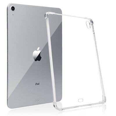 For Apple iPad Air 4th 10.9inch 2020 Clear Soft TPU Case, UHD 9H Tempered Glass