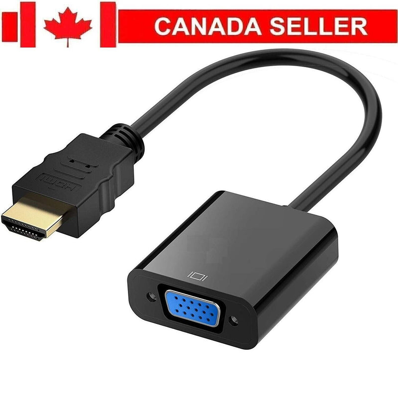 Gold plated Adapter HDMI Male to VGA Female Compatible for Computer HDTV