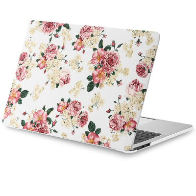 3 IN 1 Vintage Flower Hard Shell & KB Cover & LCD Film for Apple MacBook Pro 13"