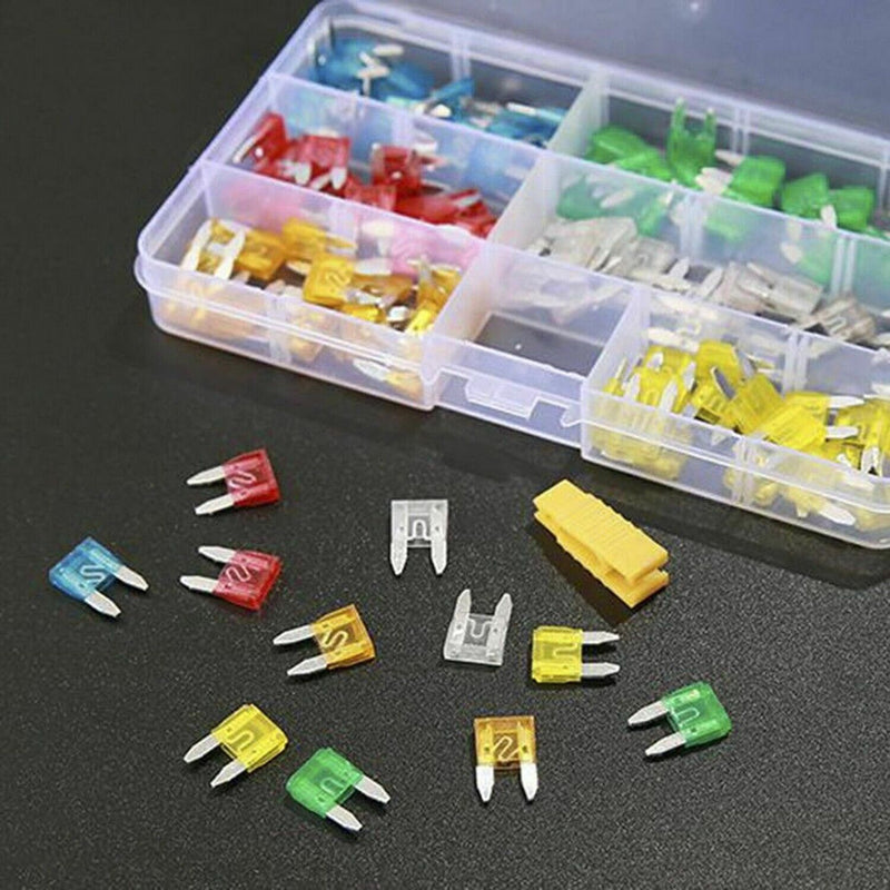 120pc 5-30A Micro Mini Blade Fuse Car Auto Bus Low Profile Assorted Vehicle Set