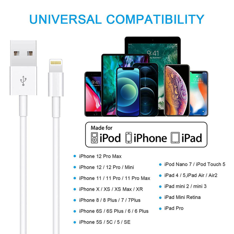 3.3 / 6.6ft yellowknife Apple MFi Certified - Lightning Cable for iPhone 5 6 7 8