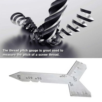 120/55 degree Metric Screw Thread Pitch Gauge Center Gauge Measuring Tools