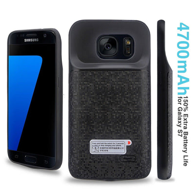 Rechargeable 5000mAh Extended Battery Portable Charging Case Cover For Samsung