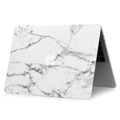 3 in 1 Marble Rubberized Case+KB Cover+HD LCD Film for MacBook Pro 13" 2020-2016