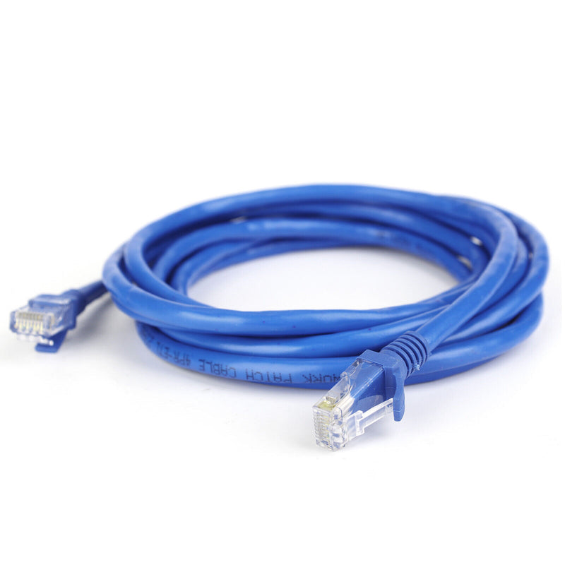 Ethernet Network Patch Cable | CAT6, AWG24, CCA, UTP, RJ45 - 6 10 25 50 75 100FT