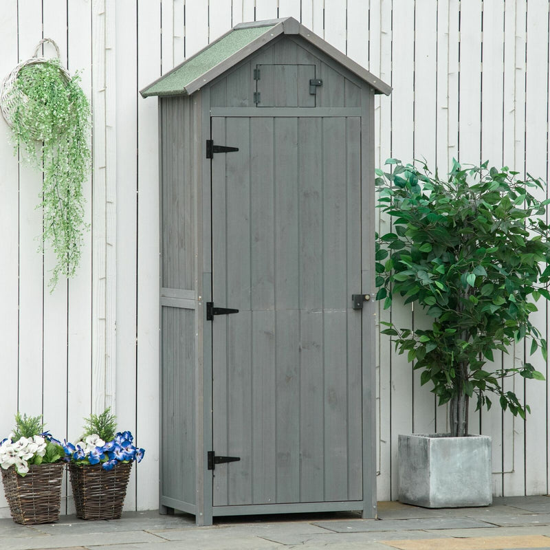 Garden Shed Storage House Water-resistant All-weather Cover -Grey