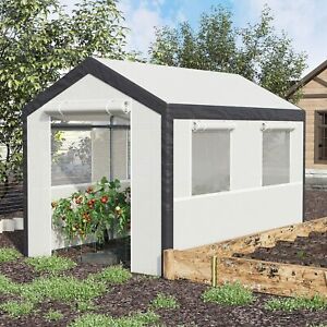 Walk-In Greenhouse Plant Growth Shed Outdoor Tunnel