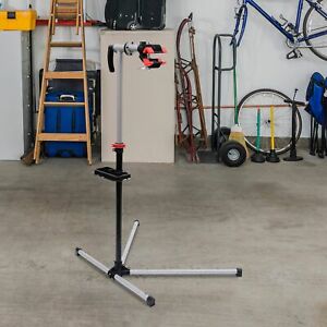 47" To 75" Adjustable Bike Repair Stand Tool Tray Bicycle Cycle Rack Work