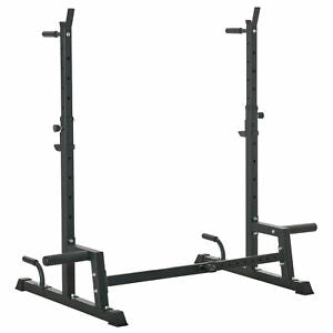 Multi-Function Barbell Squat Rack Stand Adjustable Weight Lifting Bench Press