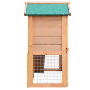 Large Rabbit Hutch Chicken Coop Guinea Cage Wooden Pet House