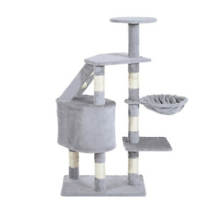 Cat Tree Condo Scratching Post Kitten Climb Furniture Activity Center 49"