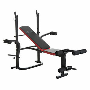 59" Multi-Function Adjustable Weight Training Bench Gym Fitness Lifting Bench