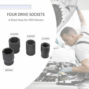 7pc Torque Multiplier Truck Trailer Tool Set Socket Wrench Lug Nut