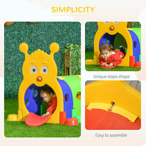 Kids Play Structure Caterpillar Design for Climbing and Crawling, Multicolor