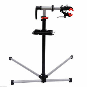 47" To 75" Adjustable Bike Repair Stand Tool Tray Bicycle Cycle Rack Work