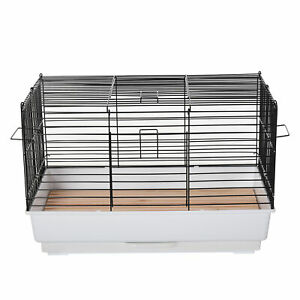 Small Animal Cage Habitat for Rabbit Bunny Guinea Pig Pet Mink w/ Slide-out Tray