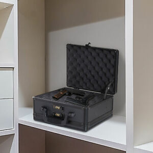 Double Locking Sided Pistol Pistol Handgun Case Gun Safe Storage Carry