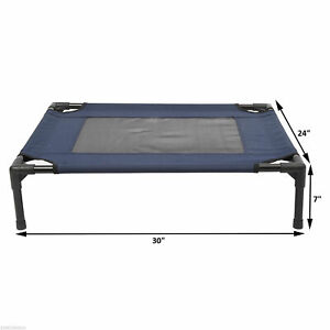 Elevated Pet Bed Dog Cat Cot Cooling Camping Pet Cozy Lounger Sleeper