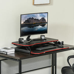 Liftable Computer Stand Height Adjustable Ergonomic Desktop Stand PC, Portable