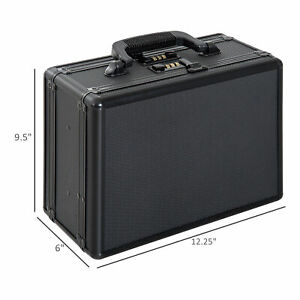 Double Locking Sided Pistol Pistol Handgun Case Gun Safe Storage Carry