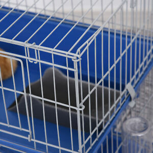 2-Tier Small Animal Cage Pet Mink Chinchilla Guinea Pig Hutch Pet Play House