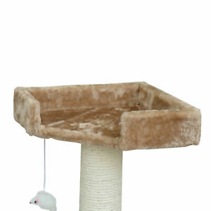 Multi- Level Cat Scratcher Tree Condo Kitten House Post Bed Toys Cat Furniture