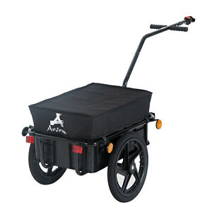 Cargo Trailer Steel Large Bike Bicycle Luggage Cart Carrier Shopping Wheel